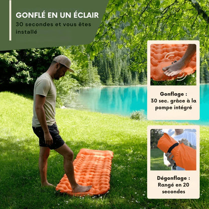 Matelas de sol ultra-léger & compact — parfait pour partir à l'aventure