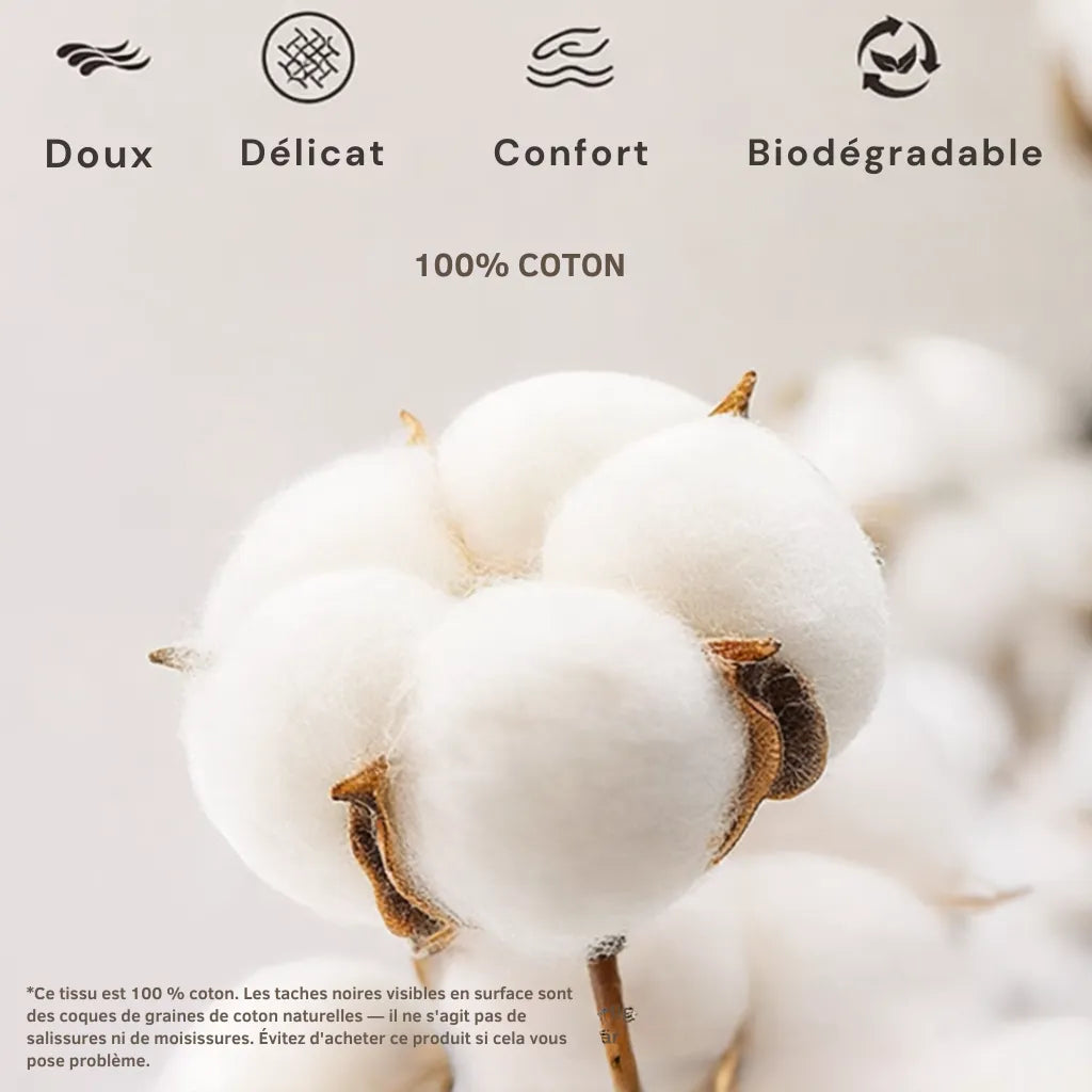Sac à pain en cire d'abeille biologique – 100 % coton
