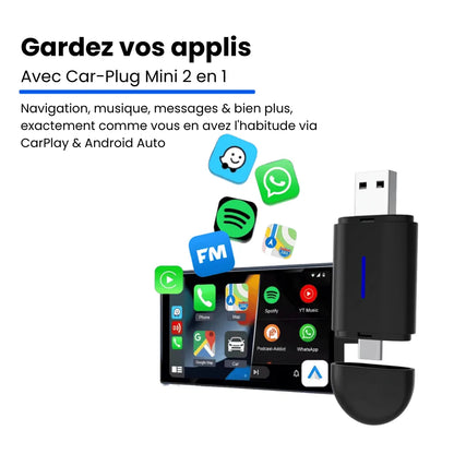 Car-Plug Mini 2 en 1