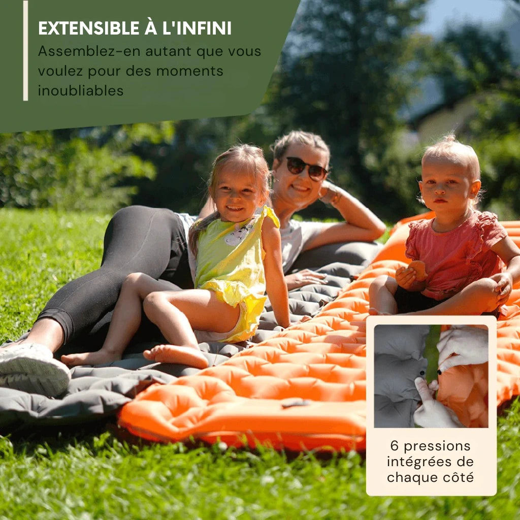 Matelas de sol ultra-léger & compact — parfait pour partir à l'aventure