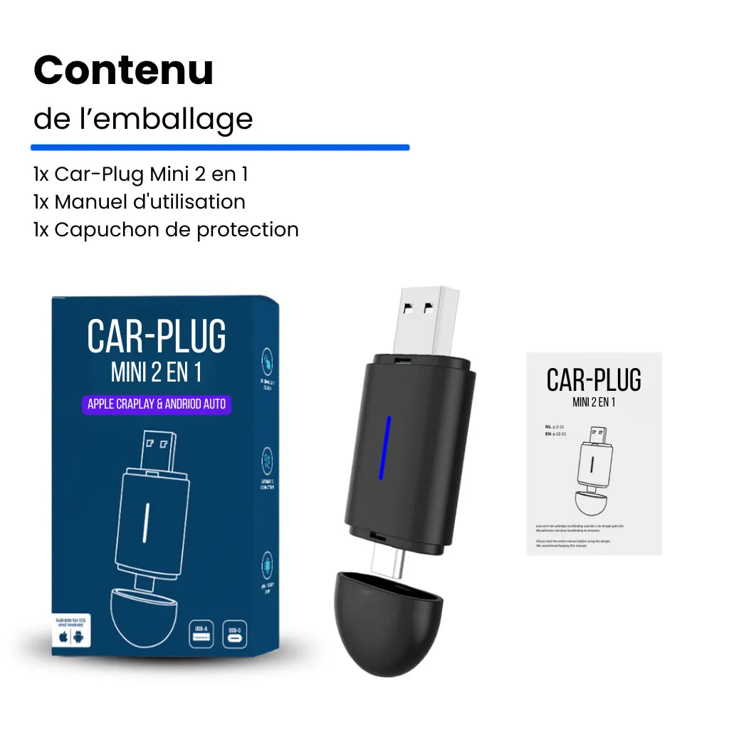 Car-Plug Mini 2 en 1
