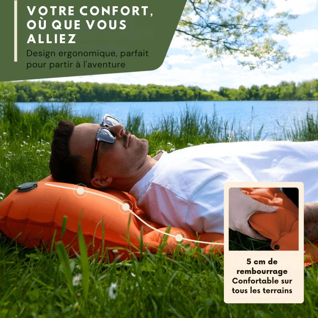 Matelas de sol ultra-léger & compact — parfait pour partir à l'aventure