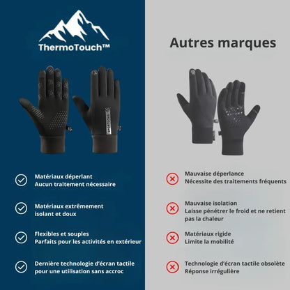 ThermoTouch™ - Gants tactiles déperlants & antidérapants